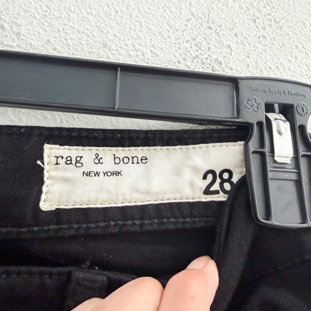 Rag & Bone Wide Leg The Logan Jeans Black Denim 28 - Picture 8 of 8